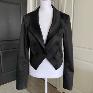 Y2K Guess by Marciano Cropped Tuxedo Jacket Size 10